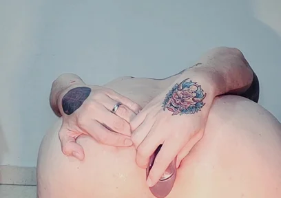 Fist Fuck, Hollow Plug and Huge Dildo