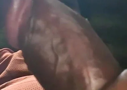 Playing with My Black Cock (jerking and Cumming)