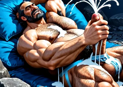 Big Cock Solo Masturbation