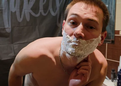 I Shave My Facial Hair and Armpits. Hot Amateur Guy Solo