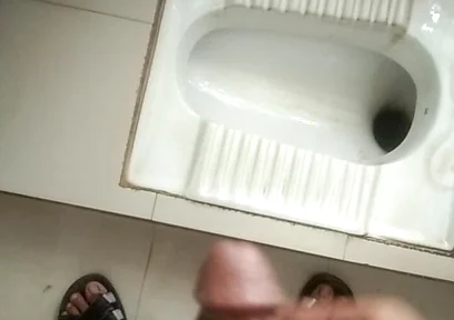 I Put Soap on My Hands and Went to the Office Bathroom to Wash My Hands.