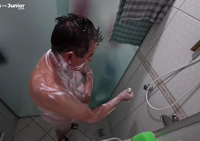 Stepdaddy Taking a Shower