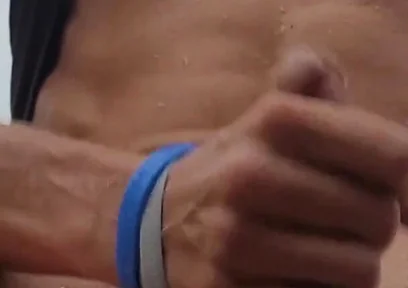 Jerk, Piss and Cum in the Parking Lot