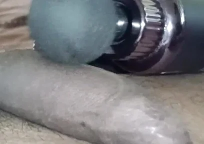 Solo Masterbating with BDSM Toy