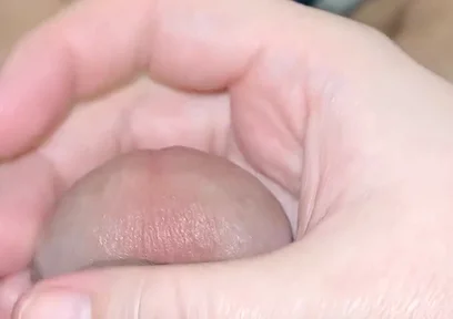 Guy on the Bed Really Wants to Cum