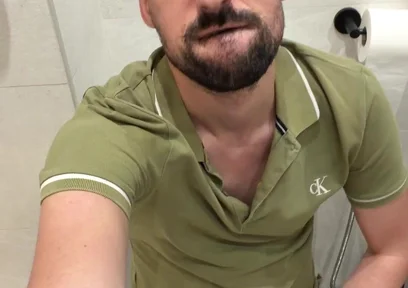 Hot Stepdaddy Jerking off in Bathroom