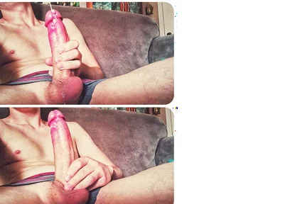 Virgin Guy Touches His Huge Cock for the First Time (beautiful Cum)