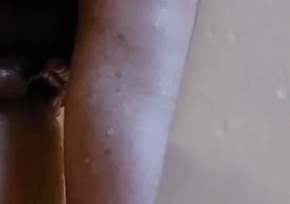 Husband Riding Huge Dildo in Shower Pt 2