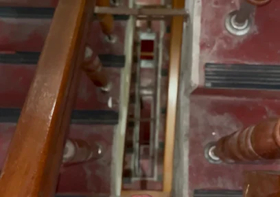 Shot in the Stairwell