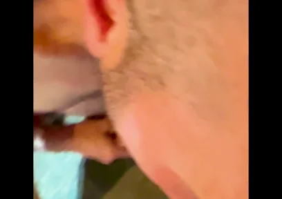 Construction Stepdad Has Fun in the Garage with His Buddy
