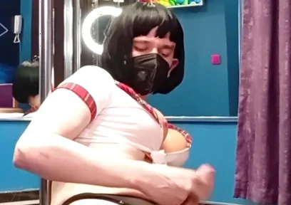 Holding My Cock While I Sit on the Toy. so Close to Breaking