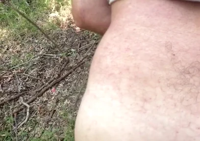 Cruising Straight Guy Gets Bent Over a Tree