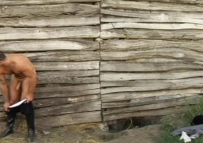 Two Young Muscle Studs Drill a Hung Jock Anal in a Steamy Threesome and Blast Thick Cumshots