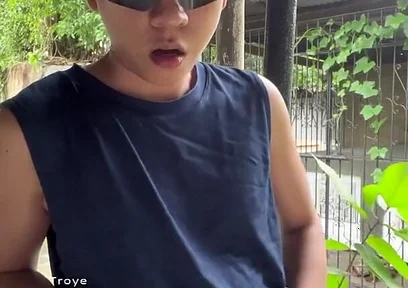 Naked Boy Outdoor Masturbation