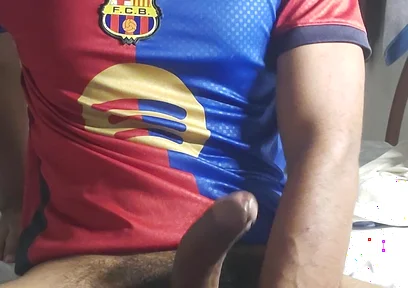 Man Masturbating Until He Ejaculates