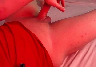 Slowly Jerking My Dick at Home