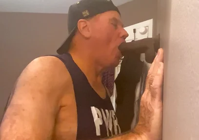 Homemade Glory Hole with Bikeman