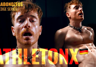 German Ginger Twunk Athletonx Getting Edged and Dominated