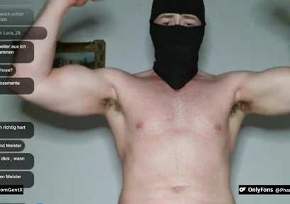 Soldier in Uniform Edgt Himself Live and Makes You Cum
