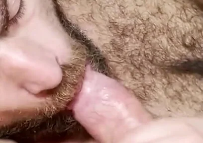 Sucking Bushy Cock