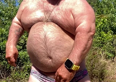 Mark Fletcher Wet Piss Soaked Panties Cumming in the Woods Aging