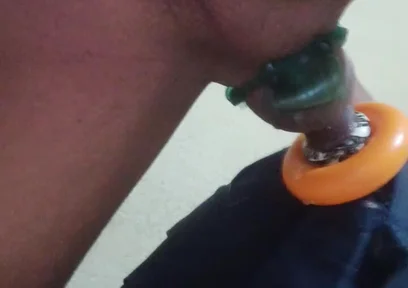Skinny Guy Masturbating at Home