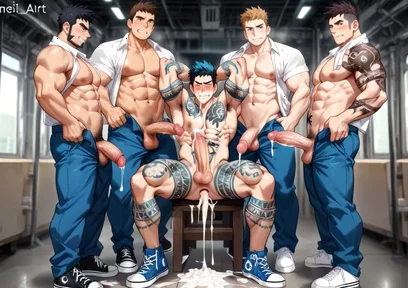Hunk Gay Ass Fucking