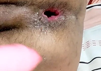 Homemade Ass Gaping with Toy