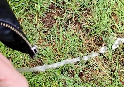 Outdoor Piss in the Rain