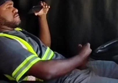 Lunchtime, Alone Inside the Truck.