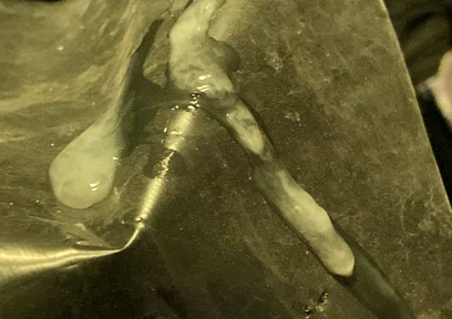 The Glowing Desire Among the Bags of Rubble in Silence.