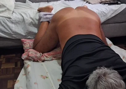 Ladysilva Showing off My Tanned Ass with Sexy Mark