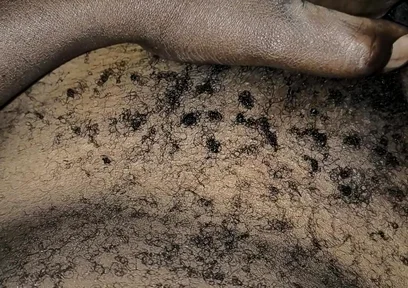 Late Night Horny Hairy African Male Stroking Dick and Releases Loads of Cum After the Lady Didn't Show up for Sex