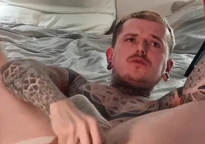 Selffuck with a Huge Dildo