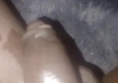 Cum Flowing off This Huge Black Allover the Follow