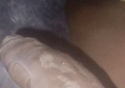 Cum Flowing off This Huge Black Allover the Follow