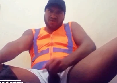 In White Underwear Jerking off and Cumming