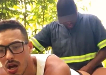 Workers Eating Colleague's Ass and Cumming in His Mouth