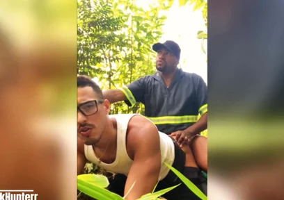 Workers Eating Colleague's Ass and Cumming in His Mouth