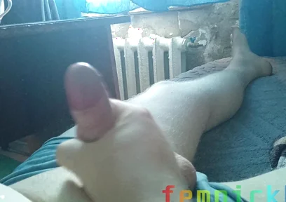 Fat Sissy Jerks off His Floppy Cock and Cums