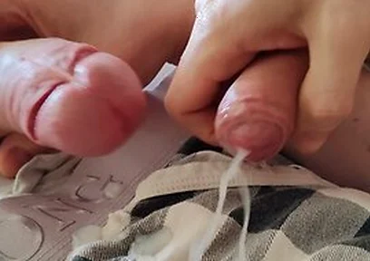Creampie My Twink, Then We Both Cum On His Boxers