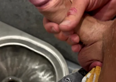 Jerking and Pissing on a Motorway Rest Area
