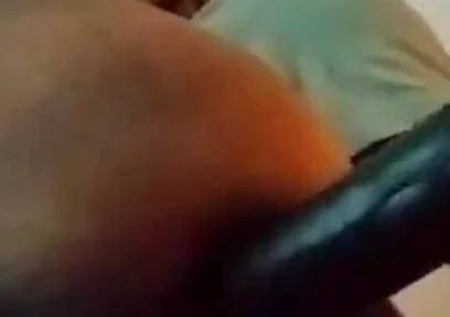 Anally Penetrated by 11 Inch Dildo