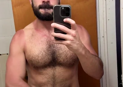 I Always Come Home Horny From Training and I Like to Touch My Dick in the Mirror