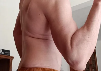 Handsome Stepdaddy Shows off Body, Cock, Ass