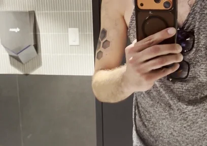 Nice Lightin, Horny - Cock Hanging Out