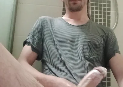 Handjob in the Shower