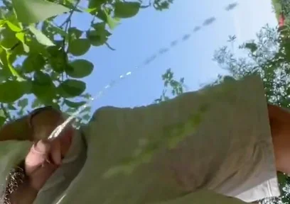 Pissing at the Lake