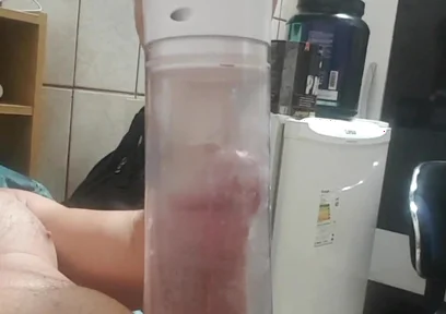 I'm Using This Pump and It's a Delight to Feel My Penis Getting Bigger and Bigger!