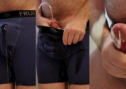 Soaking My Underwear and Blowing a Huge Load